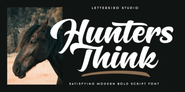 Hunters Think Font