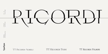 TT Ricordi Font Family
