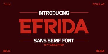 Efrida - Sans Serif Font Family