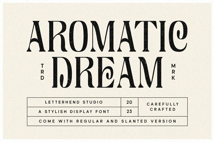 Aromatic Dream Font Aromatic Dream Font