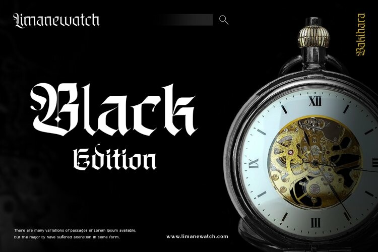 Bakihara - Blackletter Font Family