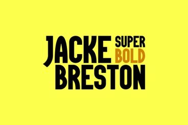 Jacke Breston Superbold Sans Serif Font