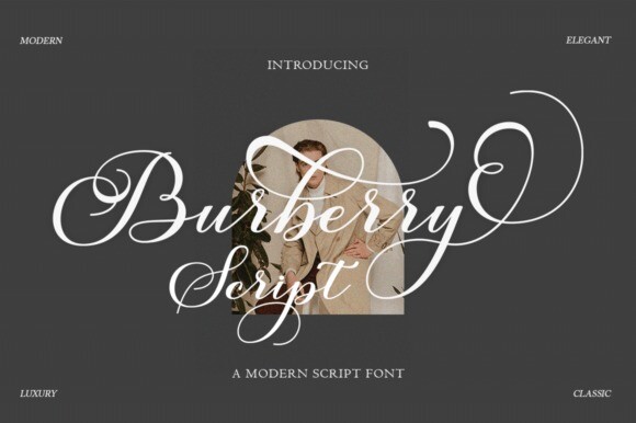 Burberry font free download Clearance