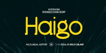 Haigo Font Family