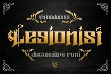 Legionist - Decorative font