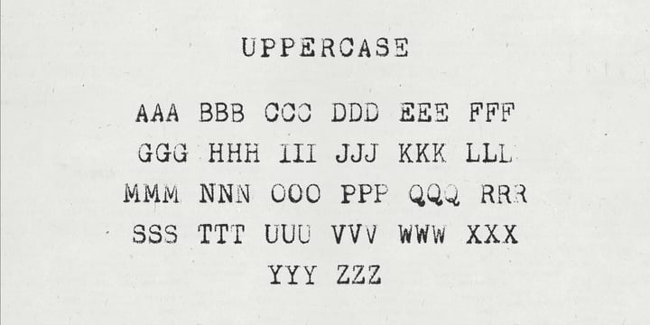 Corpus Typewriter Font