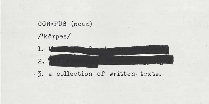 Corpus Typewriter Font