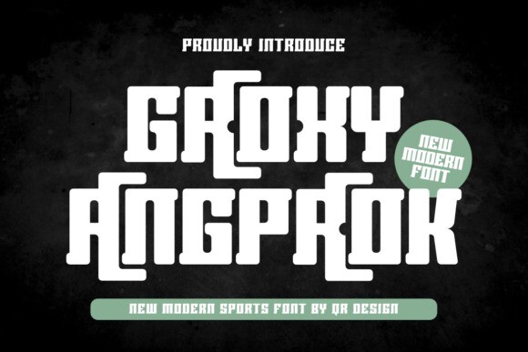 Groxy Angproak Font - iFonts.xyz