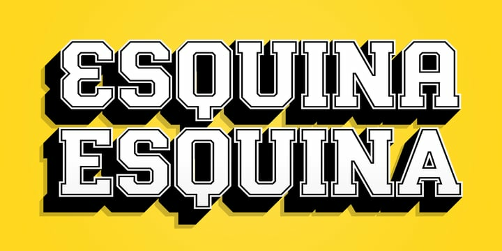 Esquina College Font Family
