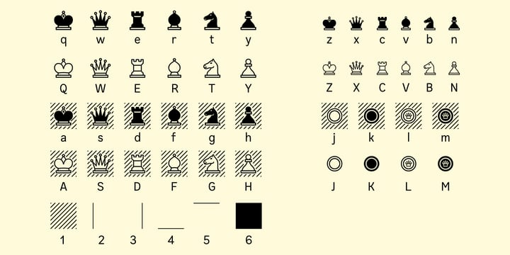Chessnota Font