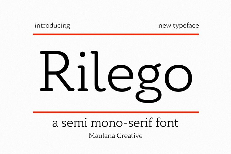 Rilego Font Rilego Font