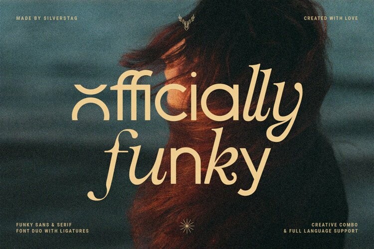 Officially Funky - Modern Font Duo