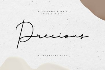 Precious - Signature Font