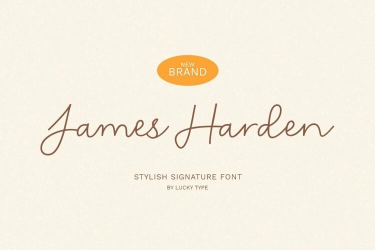 James Harden Font