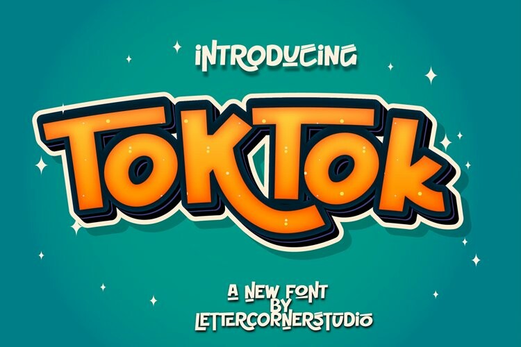 toktok-font-free-font