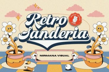 Retro Sanderia - Groovy Font