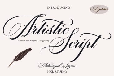 Artistic Script Font