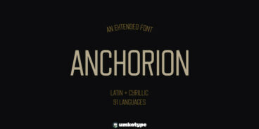 Anchorion Font