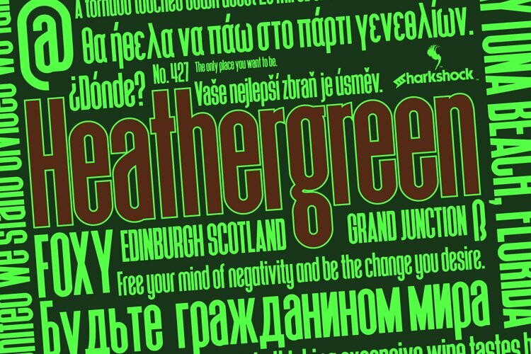 Heathergreen Font