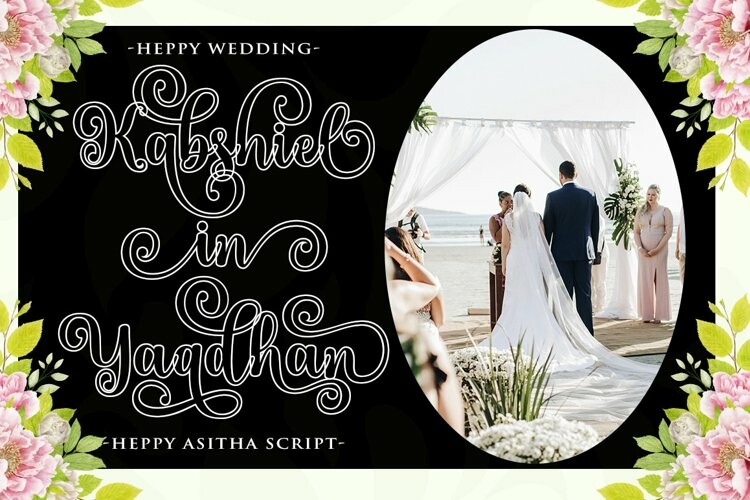 Happy Asitha Script Font