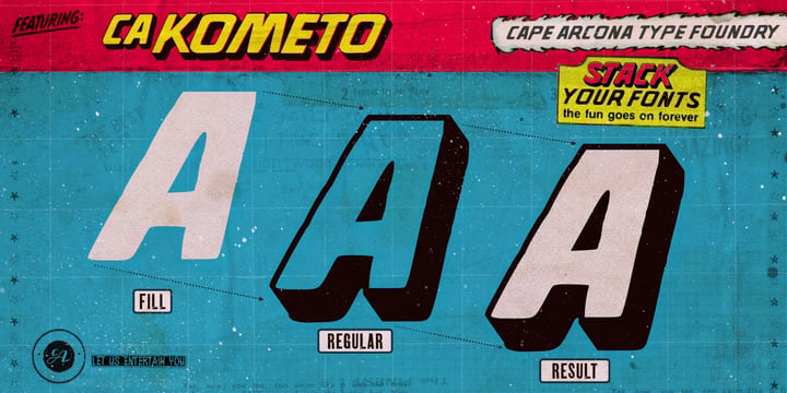 CA Kometo Font Family