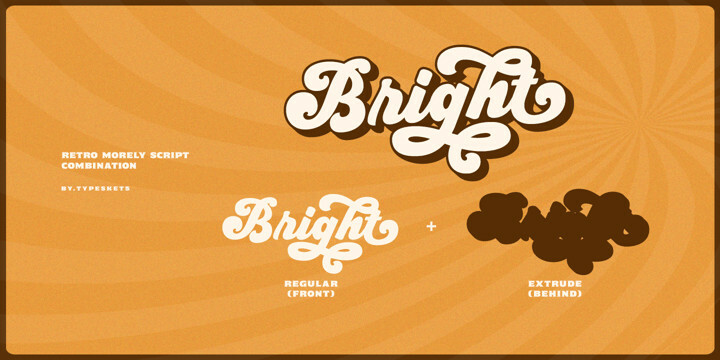Retro Morely Font Family