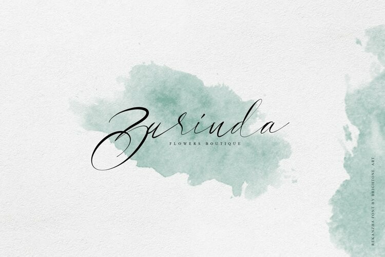 Rekanzha - Handwritten style
