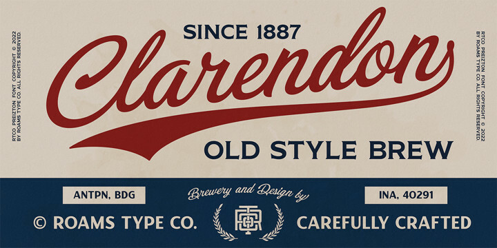 RTCO Preizton Font Family