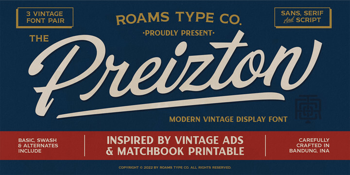 RTCO Preizton Font Family