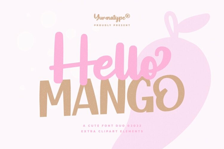 Hello Mango Duo Font Hello Mango Duo Font