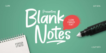 Blank Notes Font
