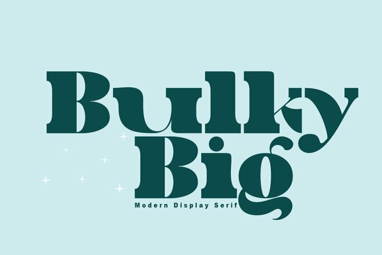Bulky Big Font