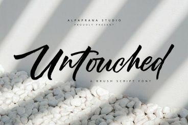 Untouched Font