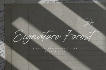 Signature Forest Script Font