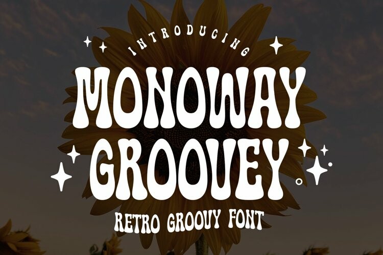 Monoway Groovey Font Monoway Groovey Font