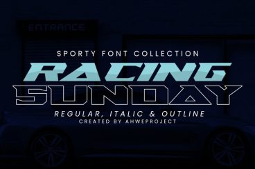Racing Sunday Font