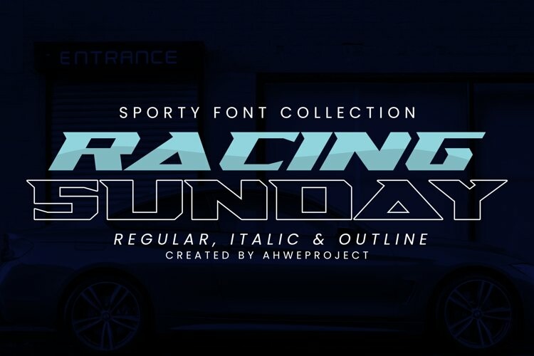 Racing Sunday Font