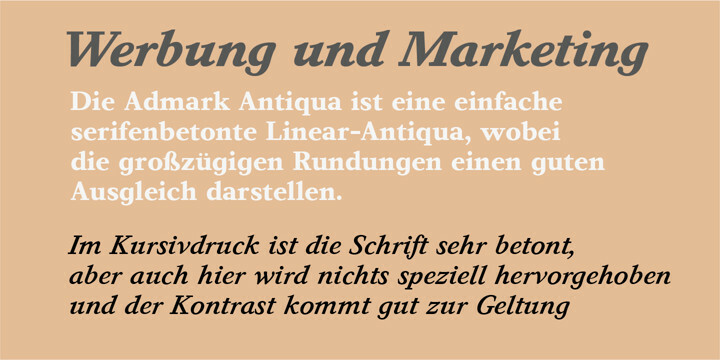 Admark Font Family