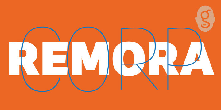 Remora Corp Complete Font Family (70 Fonts)
