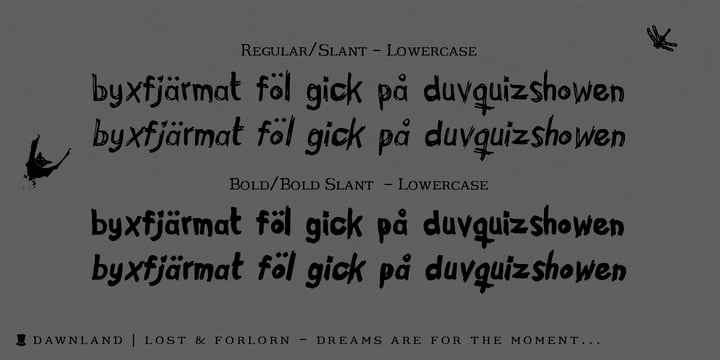 Lost & Forlorn Font Family