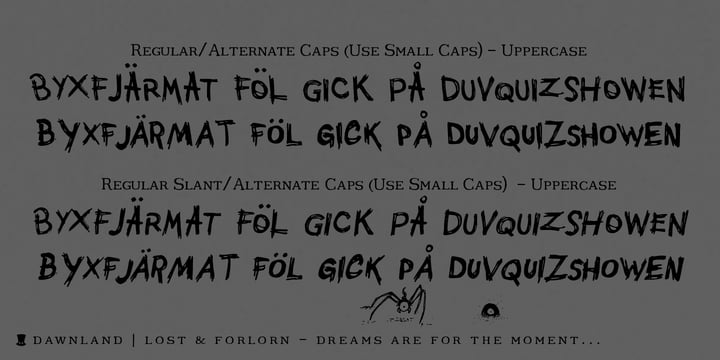 Lost & Forlorn Font Family