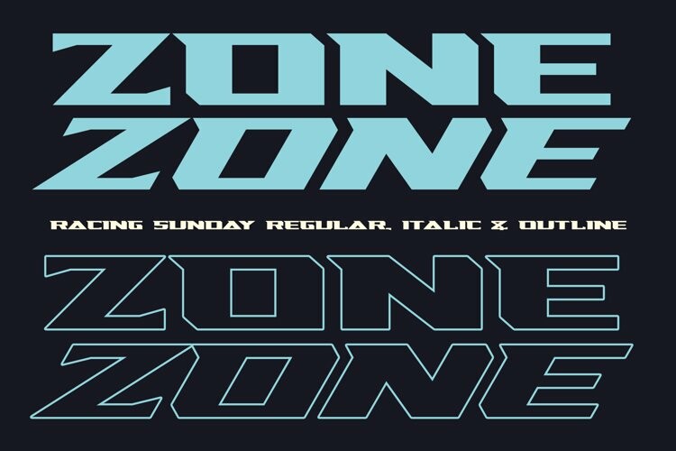 Racing Sunday Font