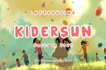 KIDERSUN Cartoon Font