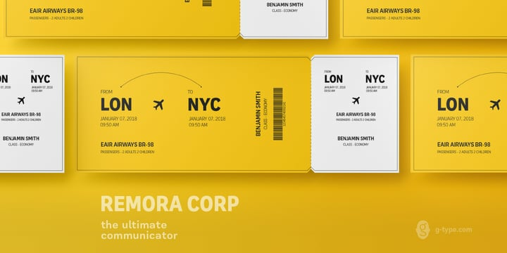 Remora Corp Complete Font Family (70 Fonts)