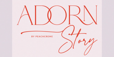 Adorn Story Font Family