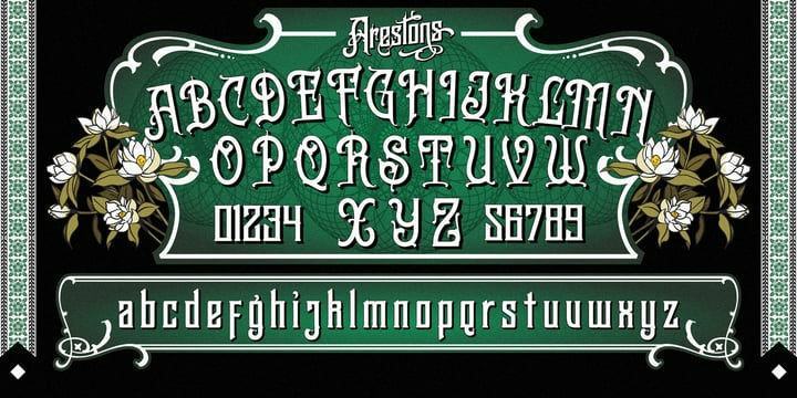 Arestons Font Family