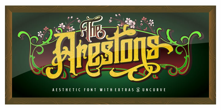 Arestons Font Family