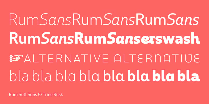 Rum Soft Sans Font Family