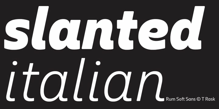 Rum Soft Sans Font Family