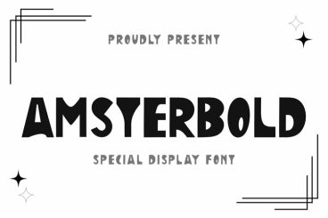 Amsterbold Font